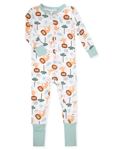 Max & Olivia Baby Boys Print Coverall With Convertible Foot In Multi