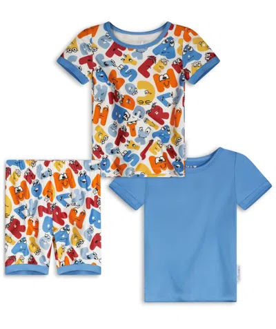 Max & Olivia Baby Boys Three Piece Snug Fit Pajama Set In Blue