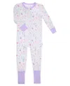 Max & Olivia Baby Girls Printed Coverall With Convertible Footie In Multi