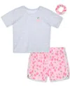 Max & Olivia Big Girls Cherry Print Dolphin Short Pajama Set