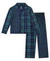 Max & Olivia Boys 4-20 2-piece Long Sleeve Shirt And Pants Pajama Set In Blue