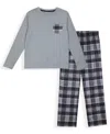 Max & Olivia Boys 4-20 2-piece Long Sleeve Top And Pant Pajama Set In Multi