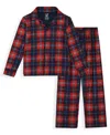 Max & Olivia Boys 4-20 2-piece Plaid Pajama Shirt And Pants Set In Red