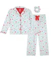 Max & Olivia Candycane Coat Set In Multi