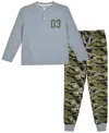 Max & Olivia Little And Big Boys 2-piece Knit Top And Jogger Pants Set In Multi
