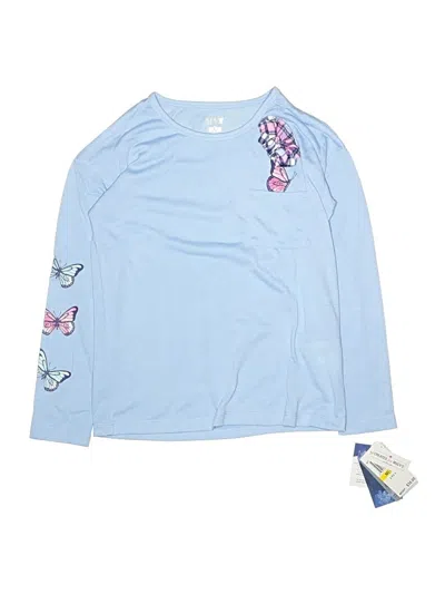 Max & Olivia Kids' Long Sleeve T-shirt In Blue