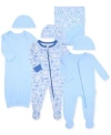Max & Olivia Max Olivia Baby Boys 2 Piece Outfit Sets Reversible Swaddle Blanket In Blue