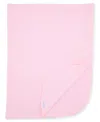 Max & Olivia Newborn Girls Pointelle Reversible Swaddle Blanket In Pink