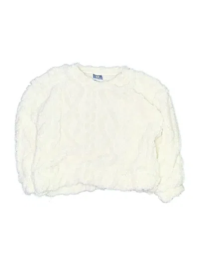 Pre-owned Max & Olivia Kids' Pullover Sweater In Ivory