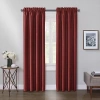 Max Blackout Mystique Rod Pocket 100% Blackout Single Curtain Panel In Red