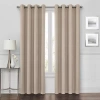 Max Blackout Prescott Grommet Top 100% Blackout Single Curtain Panel In Brown