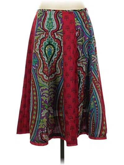 Pre-owned Max Casual Skirt In Red