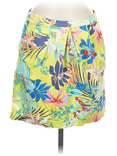 Pre-owned Max Casual Skirt In Yellow