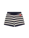 Max Co Max&co. Bermuda With Logo In Multi
