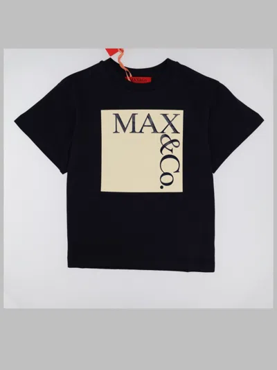 Max Co Max&co. Maglietta In Black