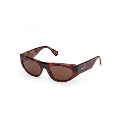 Max & Co Mo0147 52e Occhiali Da Sole Per Donna In Brown