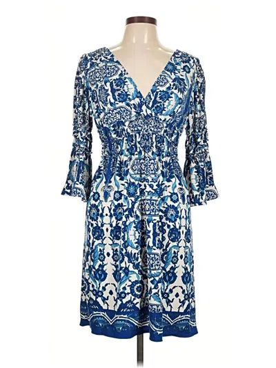 Pre-owned Max Edition Casual Dress In Blue