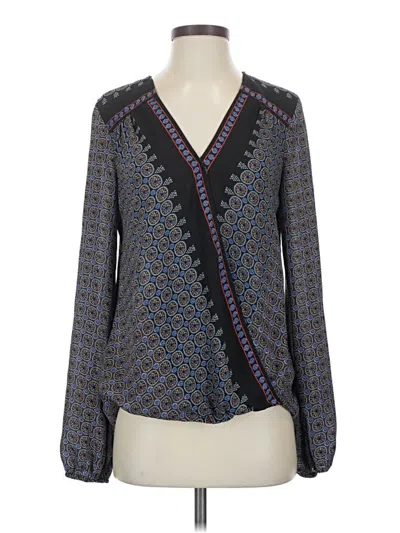 Pre-owned Max Edition Long Sleeve Blouse In Purple
