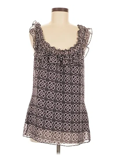 Pre-owned Max Edition Sleeveless Blouse In Black