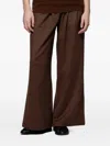 Max Et Moi Babili Palazzo Pants In Brown