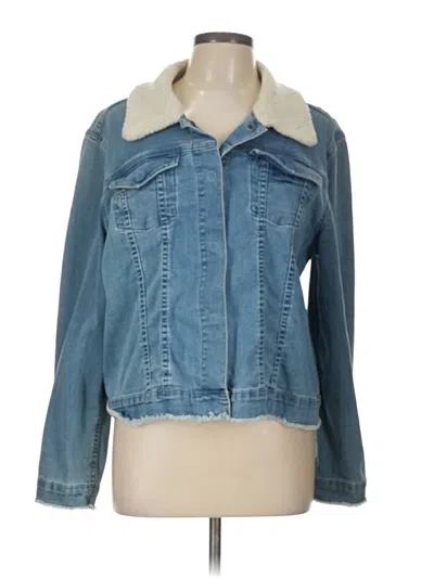Pre-owned Max Jeans Denim Jacket In Blue