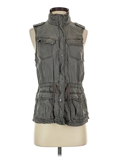 Pre-owned Max Jeans Denim Vest In Gray