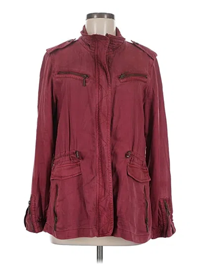 Pre-owned Max Jeans Jacket In Burgundy