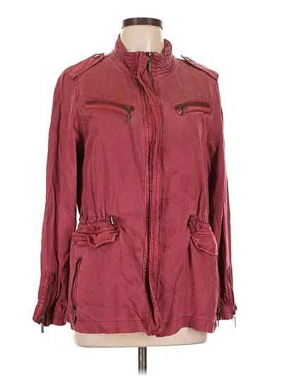 Pre-owned Max Jeans Jacket In Burgundy