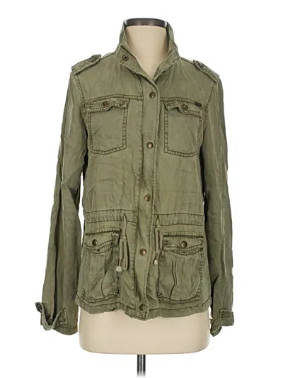 Pre-owned Max Jeans Jacket In Green