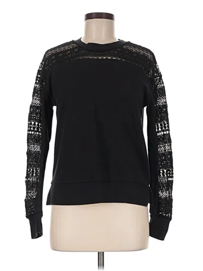 Pre-owned Max Jeans Long Sleeve Top In Black