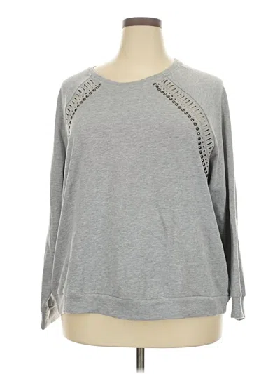 Pre-owned Max Jeans Pullover Sweater In Gray