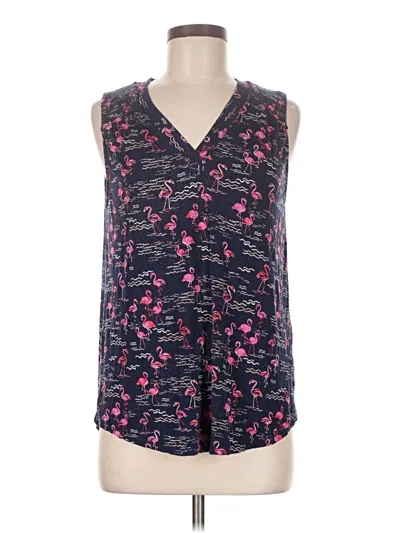 Pre-owned Max Jeans Sleeveless Blouse In Blue