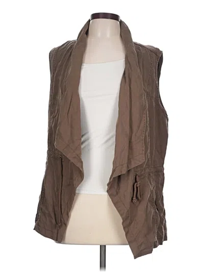 Pre-owned Max Jeans Vest In Brown