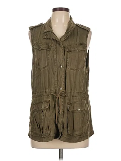 Pre-owned Max Jeans Vest In Green