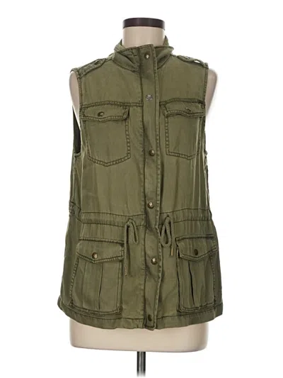 Pre-owned Max Jeans Vest In Green