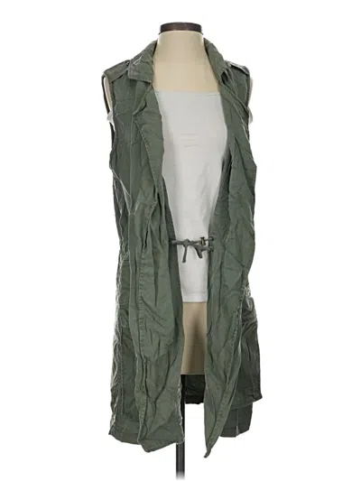 Pre-owned Max Jeans Vest In Green