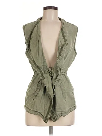 Pre-owned Max Jeans Vest In Green
