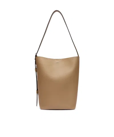 Max Mara - Medium Archetipo Leather Bag In Brown