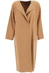 Max Mara -breasted Wool Coat In Beige