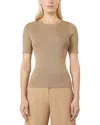 Max Mara 1 Svelto Knit Top In Gray
