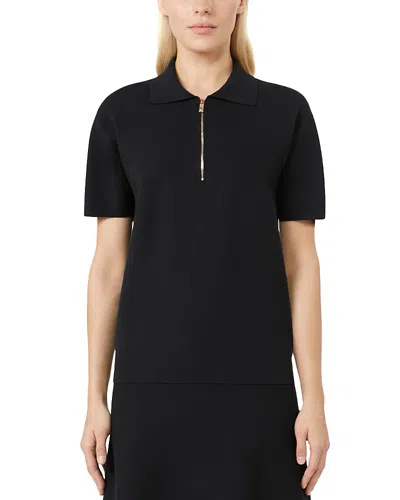 MAX MARA 1 TETI KNIT POLO TOP