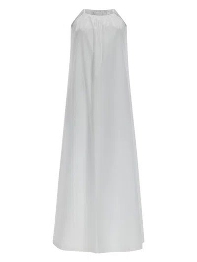 Max Mara 100% Cotton Longline Gown "zuppa" In White