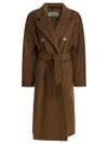 Max Mara "101801" Coat In Brown