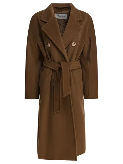 Max Mara "101801" Coat In Brown