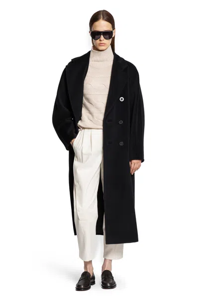 Max Mara 101801 Icon Coat In Black