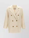 Max Mara Rebus Double-breasted Wool Blend Coat