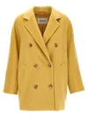Max Mara 101801 Icon Coat Coats And Trench Coats Yellow In Yellow