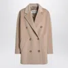 Max Mara 101801 Icon Short Coat In Écru