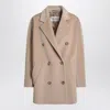 Max Mara 101801 Icon Short Coat In Écru