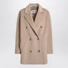 Max Mara 101801 Icon Short Coat In Écru